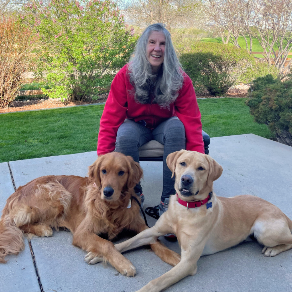 julie and pups